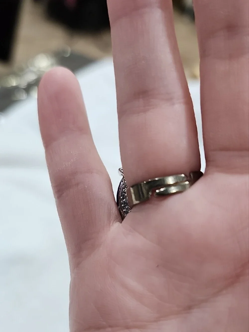 Bold Purple Dome Fashion Cocktail Ring